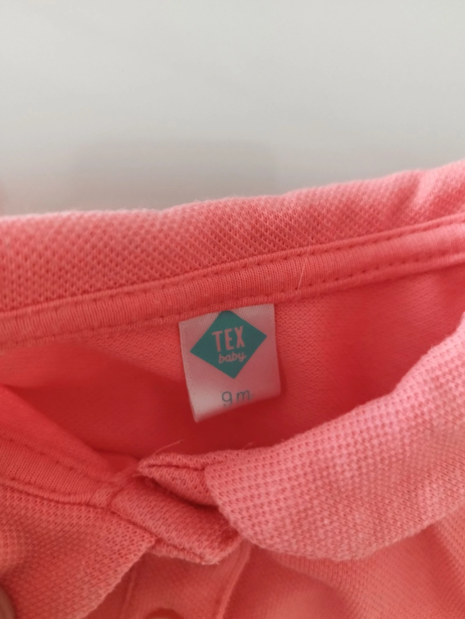 Packs de 2 Polos blanco y coral sin mangas 9 meses – photo 4